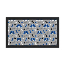 Load image into Gallery viewer, Pet Bowl Mats - Blue Puppies

