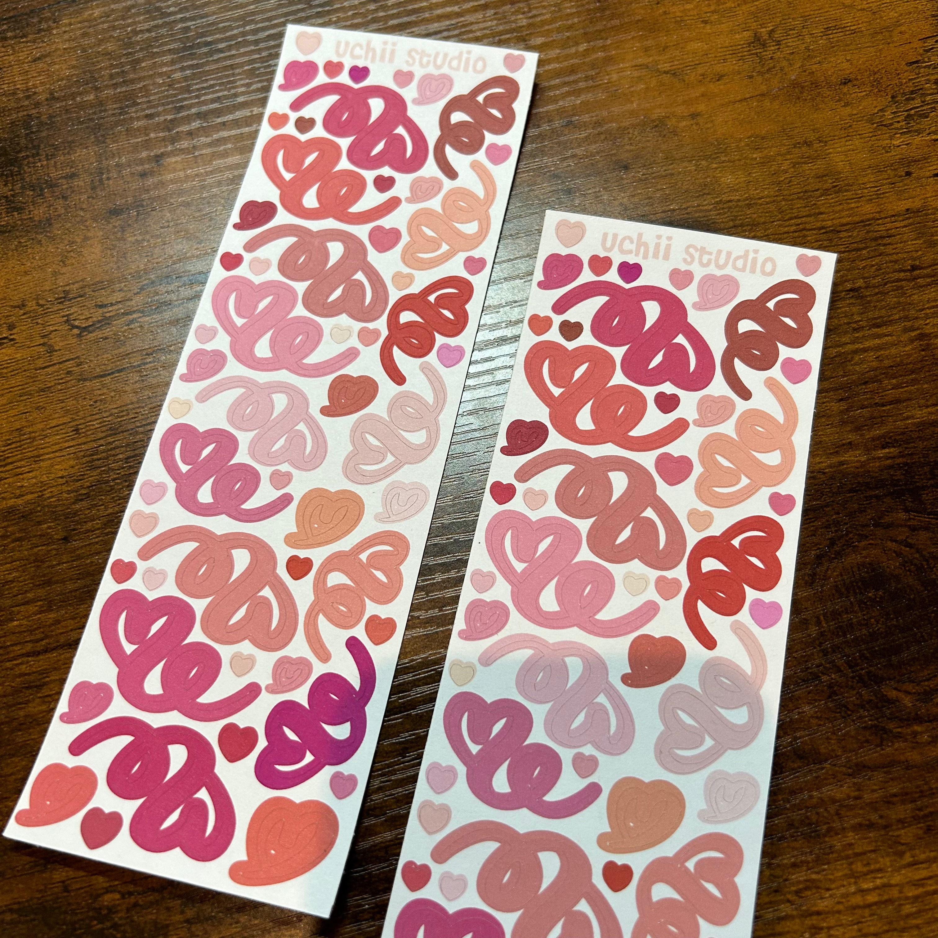Pinky Heart Ribbons