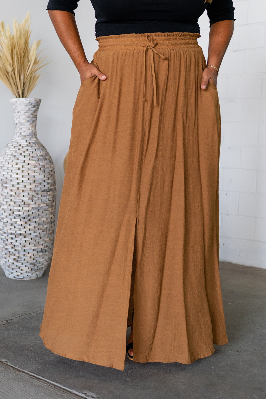 August Maxi Skirt - Nutmeg