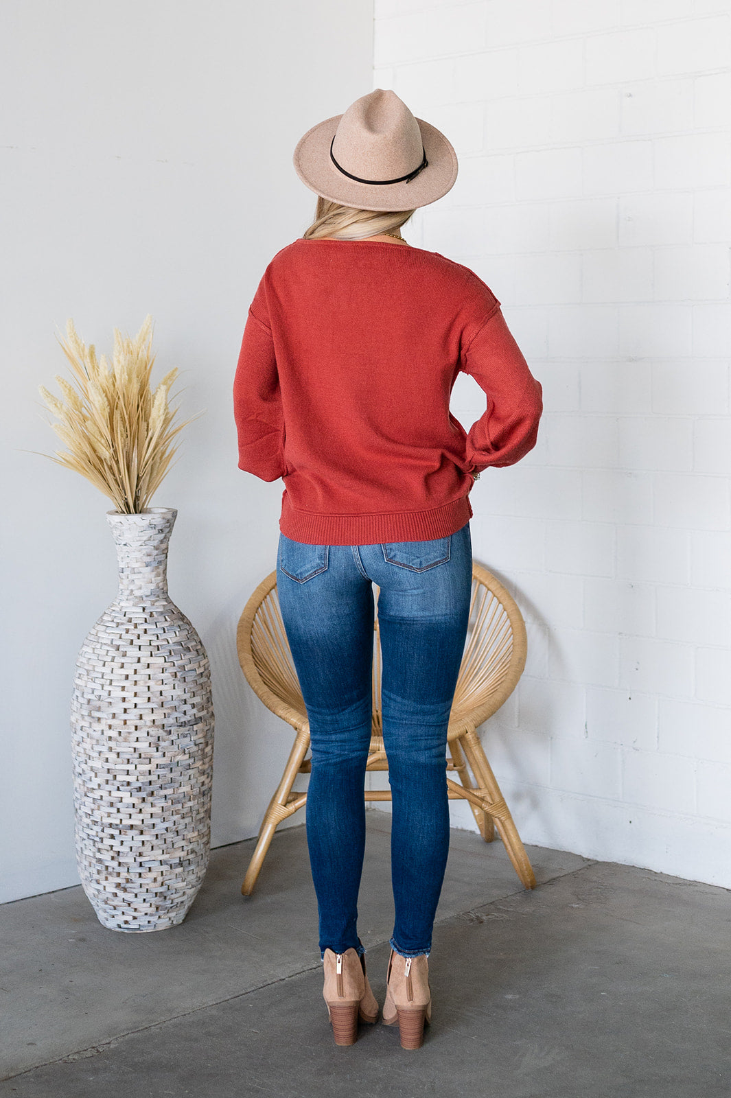Emerson Sweater - Vintage Brick