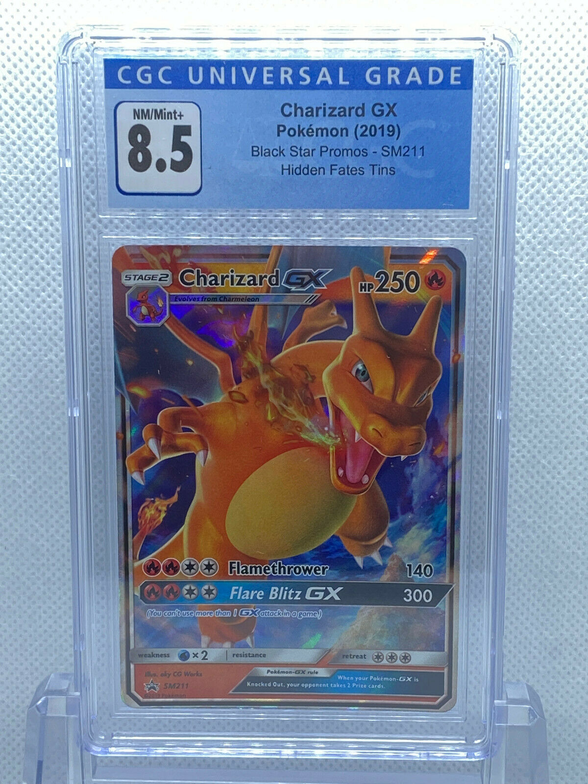 2019 CGC 8 NM/MINT Charizard GX Pokmon Black Star Promos 海外 即決