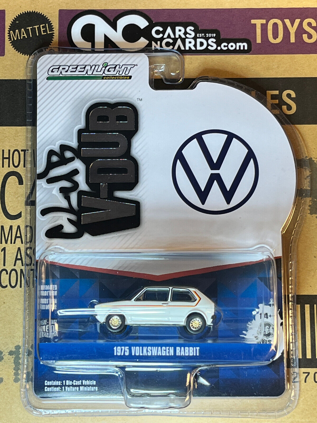Greenlight 1975 Volkswagen Rabbit V-Dub Club Series 14 NIP – Cars N Cards