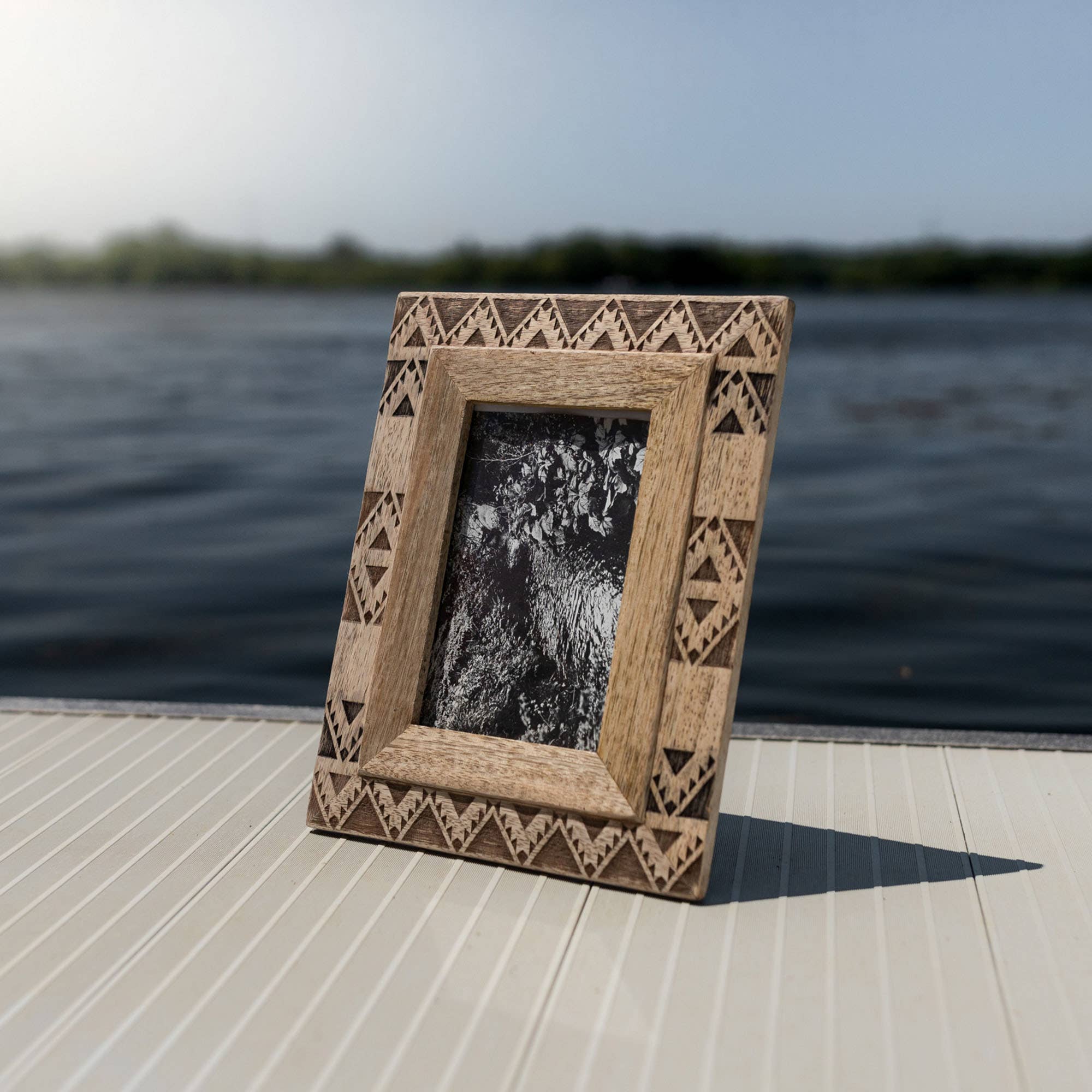 4x6 Hand Carved Beau Picture Frame