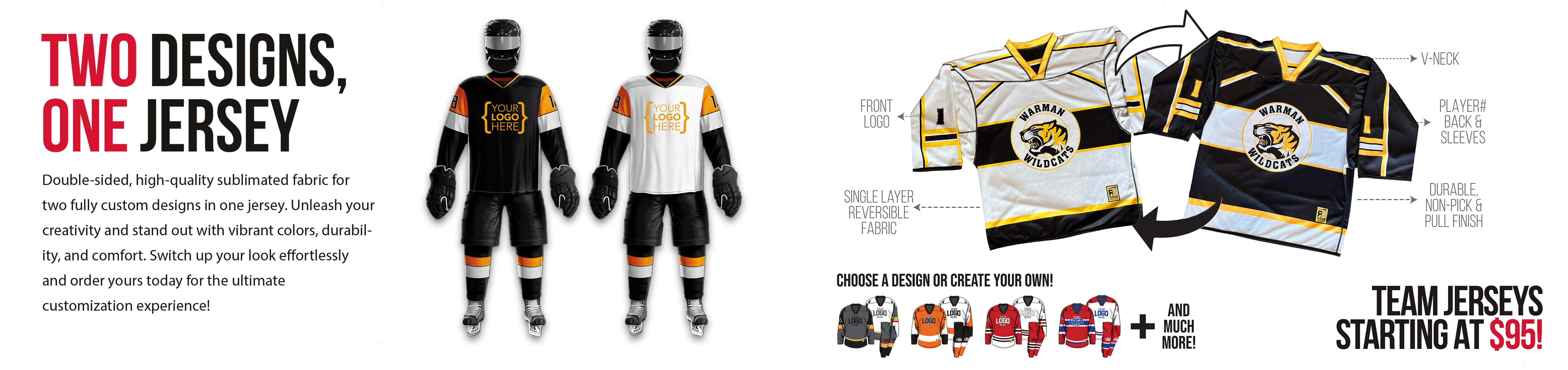 Reversible Hockey Jerseys