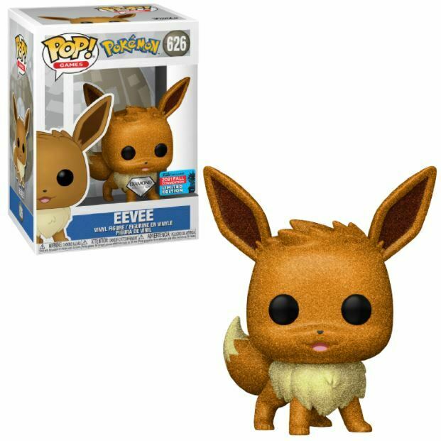 Funko POP! Games Pokemon Eevee Diamond Collection Fall Convention Exclusive