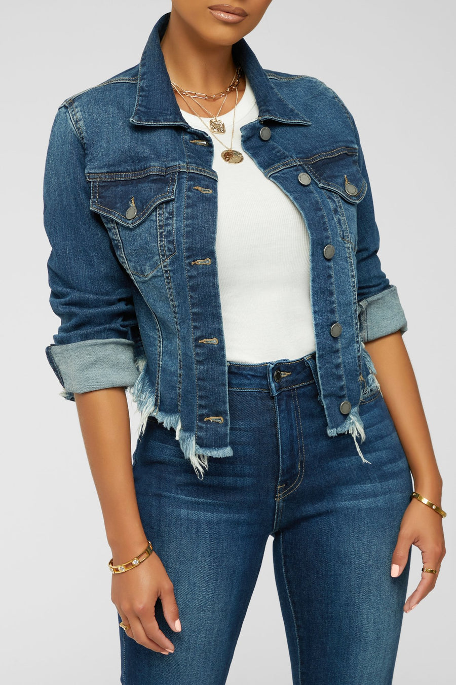 dark denim jacket