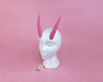 STL file Anime Chainsaw Man Power Horns Headwear Cosplay Demon Headband  Hairpin Prop 🪚・3D printable model to download・Cults