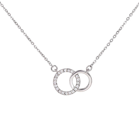 Best Friend Circle Necklace | Custom Heart Design