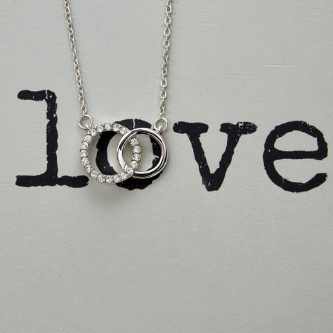 Mom Circle Necklace-Loving me as your own | Custom Heart Design