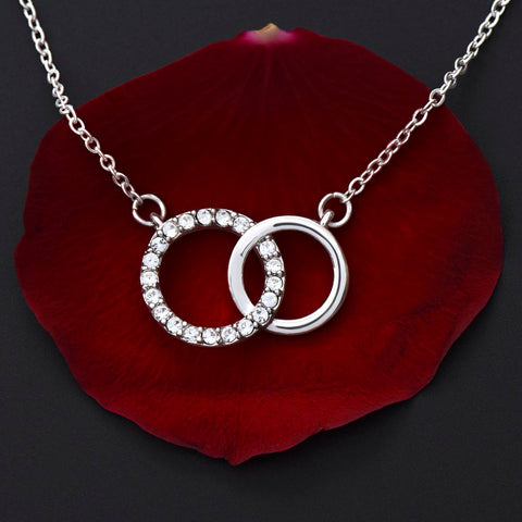 Daughter Circle Necklace | Custom Heart Design