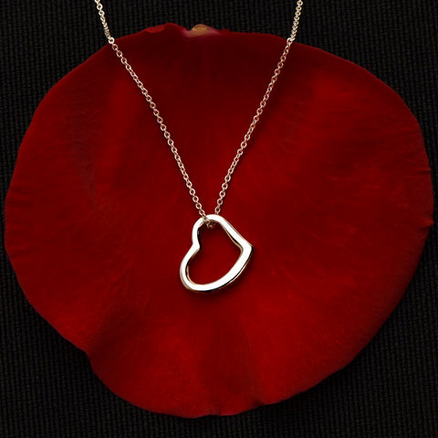 Girlfriend Heart Necklace | Custom Heart Design