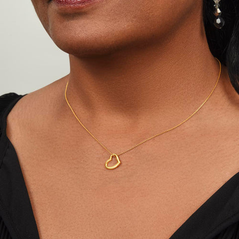 Heart Necklace for Girlfriend | Custom Heart Design