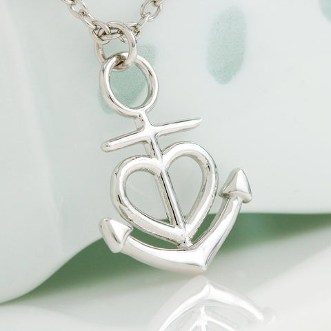 Anchor Necklace | Custom Heart Design