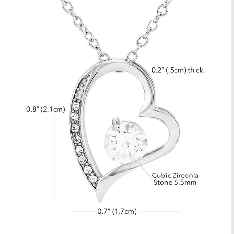 Daughter Heart Necklace | Custom Heart Design