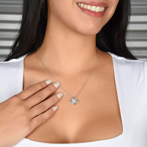 Love Knot Necklace for Girlfriend | Custom Heart Design