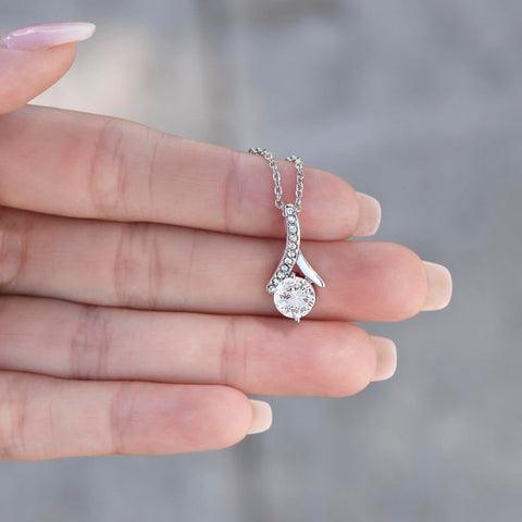 Girlfriend Solitaire Necklace | Custom Heart Design