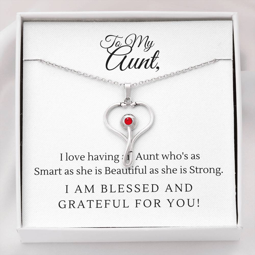 Aunt-Stethoscope Necklace