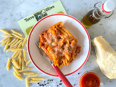 Torre & Olive Italian Organic Penne Rigate Pasta