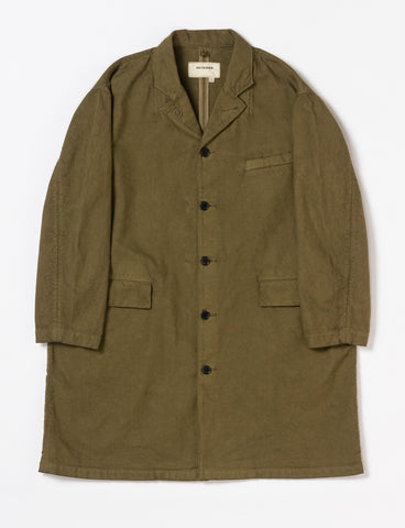 AN156 MILITARY SHOP COAT OLIVE