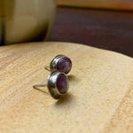 Load image into Gallery viewer, Ruby Star Sapphire Studs
