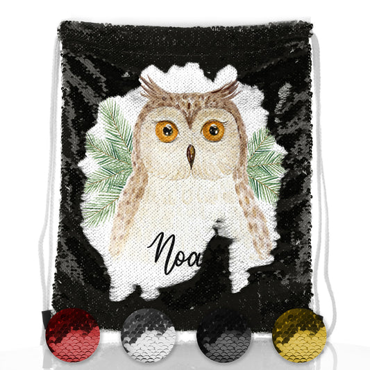 Sequin clearance owl backpack