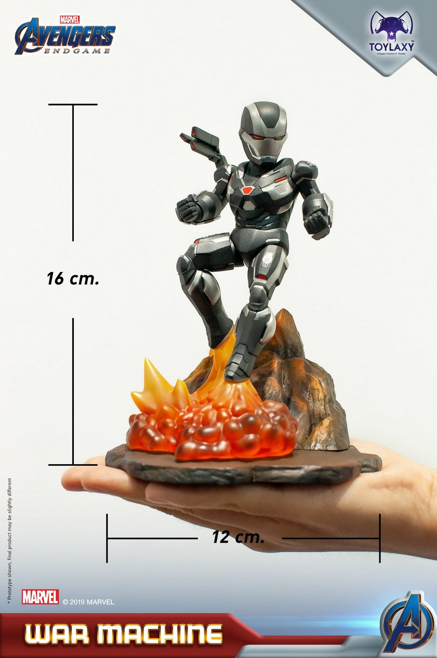 復仇者聯盟4：終局之戰 - 戰爭機器 War Machine | Marvel's Avengers: Endgame Collectible Figure - size