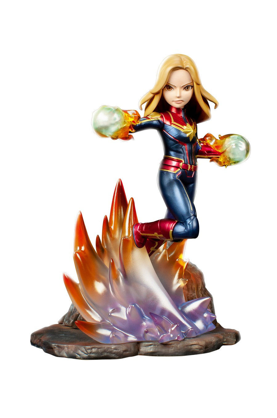 復仇者聯盟4：終局之戰 - 驚奇隊長 Captain Marvel | Marvel's Avengers: Endgame Collectible Figure - white blackground