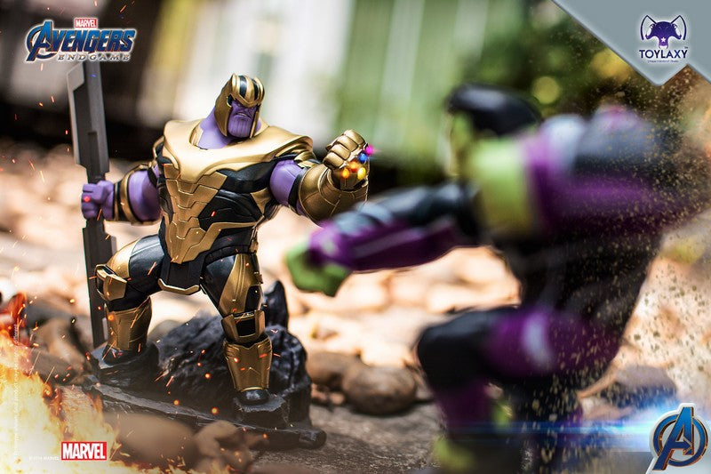 Marvel Avengers: Sonos Genuine Models, Puppet toy Marvel's Avengeers: Endgame Premium PVC Thanos Figure Toy 2 Powerful Punch