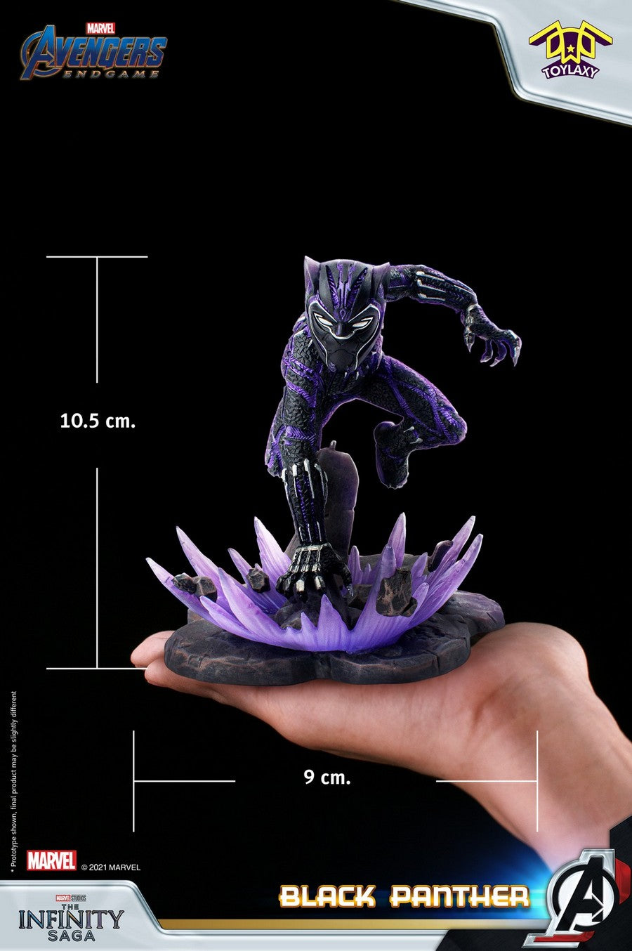 Avengers 4: Endgame - Black Panther | Marvel's Avengers: Endgame Collectible Figure - size