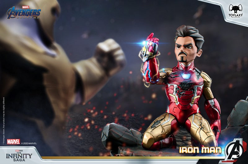 Marvel Avengers: Tiejiaqi Genuine Model Hand -Office Puppet toy Marvel's Avengeers: Iron Man Figure TOY BATTLE