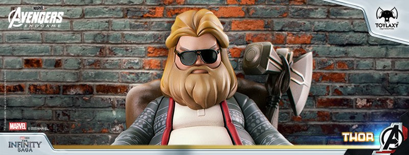 Marvel Avengers: Thor Sol-Fat Sol-Special Edition Genuine Model Handpot Toy Final Battle Edition Marvel's Avengers: Bro Thor Office