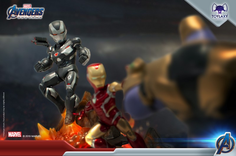 漫威復仇者聯盟：戰爭機器正版模型手辦人偶玩具 Marvel's Avengers: Endgame Premium PVC War Machine official figure toy content 1 battle thanos
