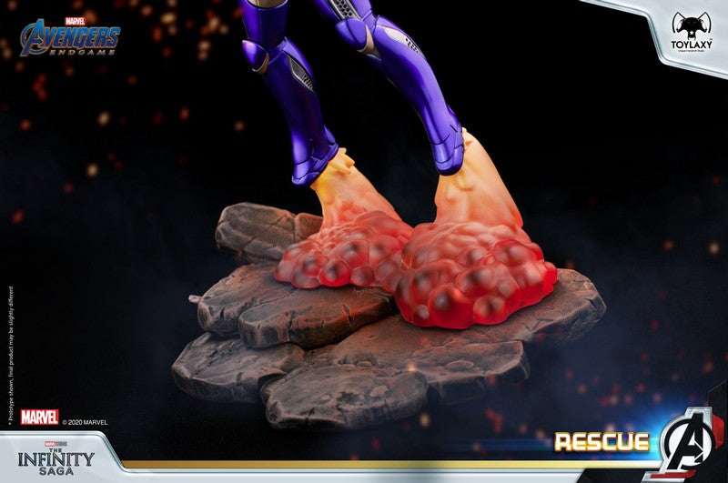 漫威復仇者聯盟：小辣椒Rescue救援裝甲特別版正版模型手辦人偶玩具終局之戰版 Marvel's Avengers: Pepper Potts Rescue Official Figure Toy base