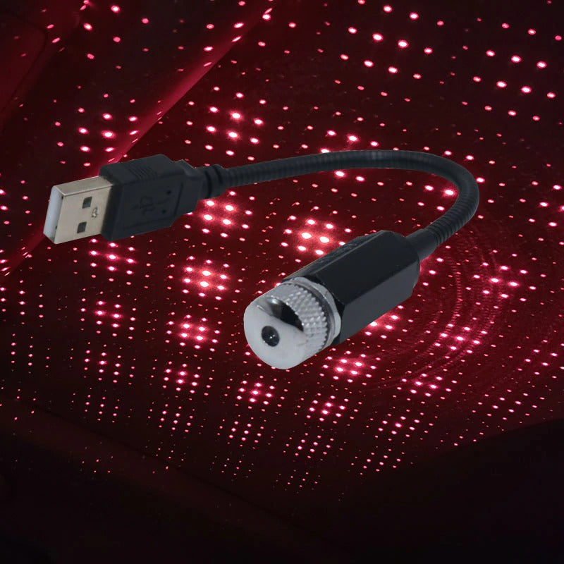 romantic usb night light for car