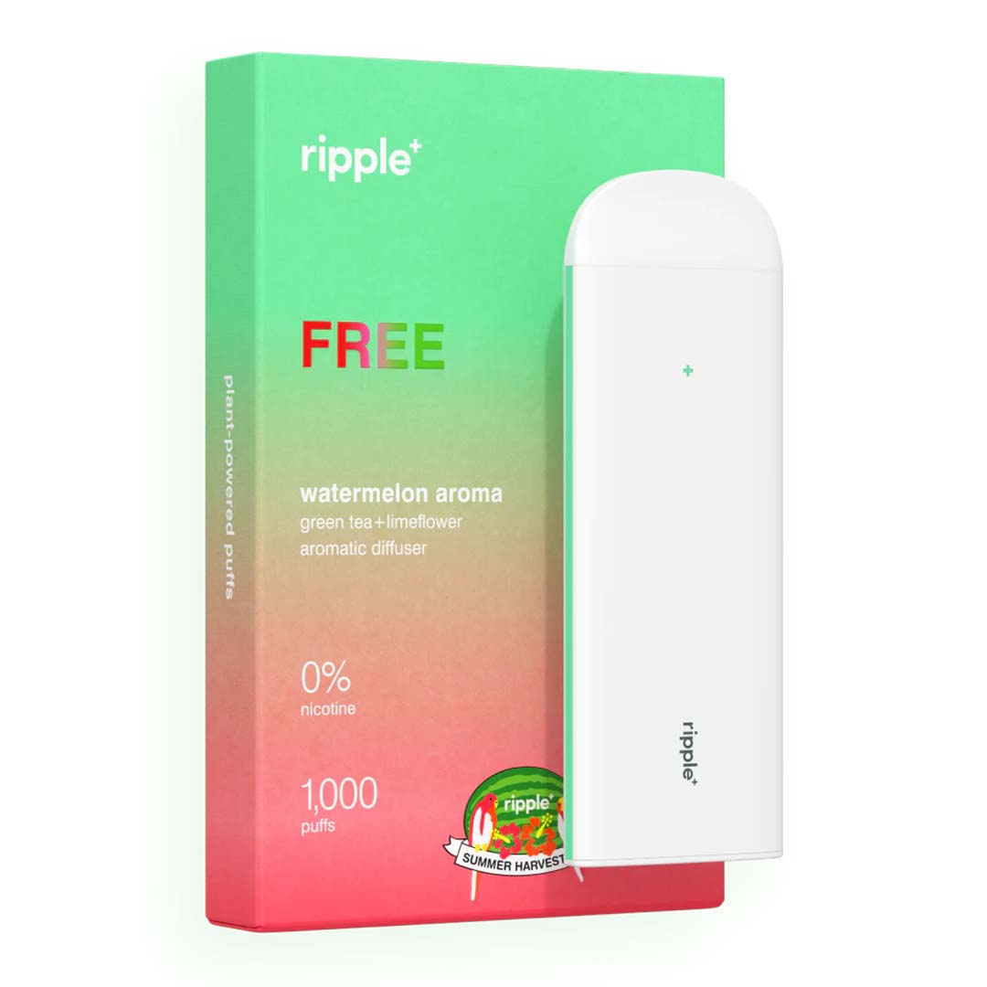 ripple+ watermelon nicotine free vape