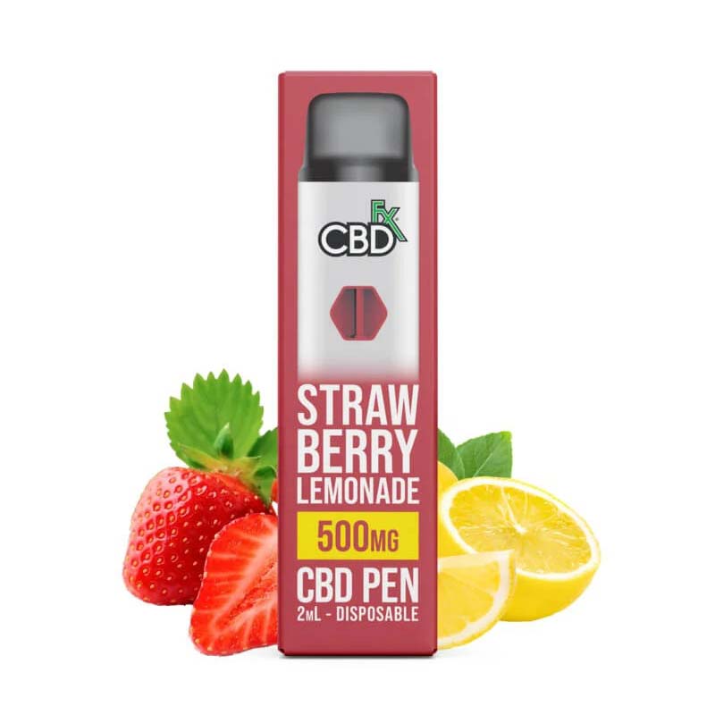 CBDfx CBD vape in Strawberry Lemonade flavor