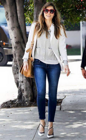 Actress Jessica Biel Wears AG Jeans