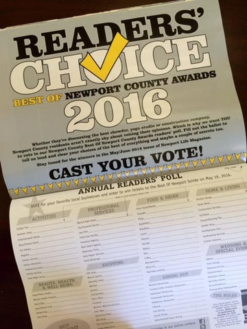 Newport Life Magazine Reader's Choice Ballot 2016