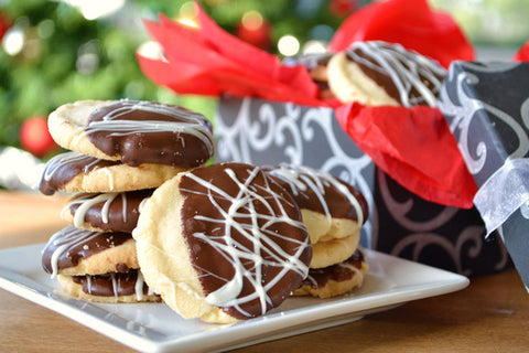 Chocolate Dipped Shortbread Cookie Recipe