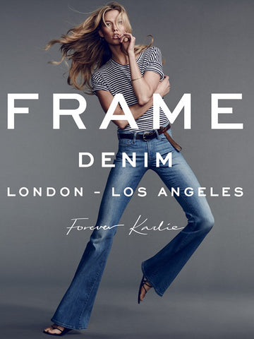 Model Karlie Kloss for FRAME Denim