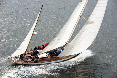 Black Watch sailing in the Museum of Yachting Classic Yacht Regatta. Photo by Cory Silken.