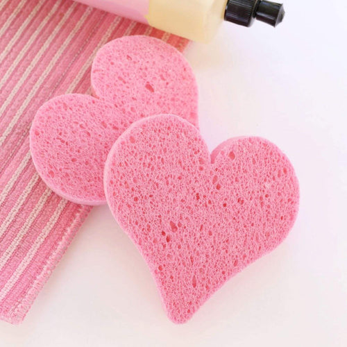 Scrub Mommy 8pc Heart Shape and Heart Eyes Sponge Set in (2) Gift