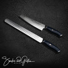 Cattleman Damascus Steel Steak Knives – Forseti Steel