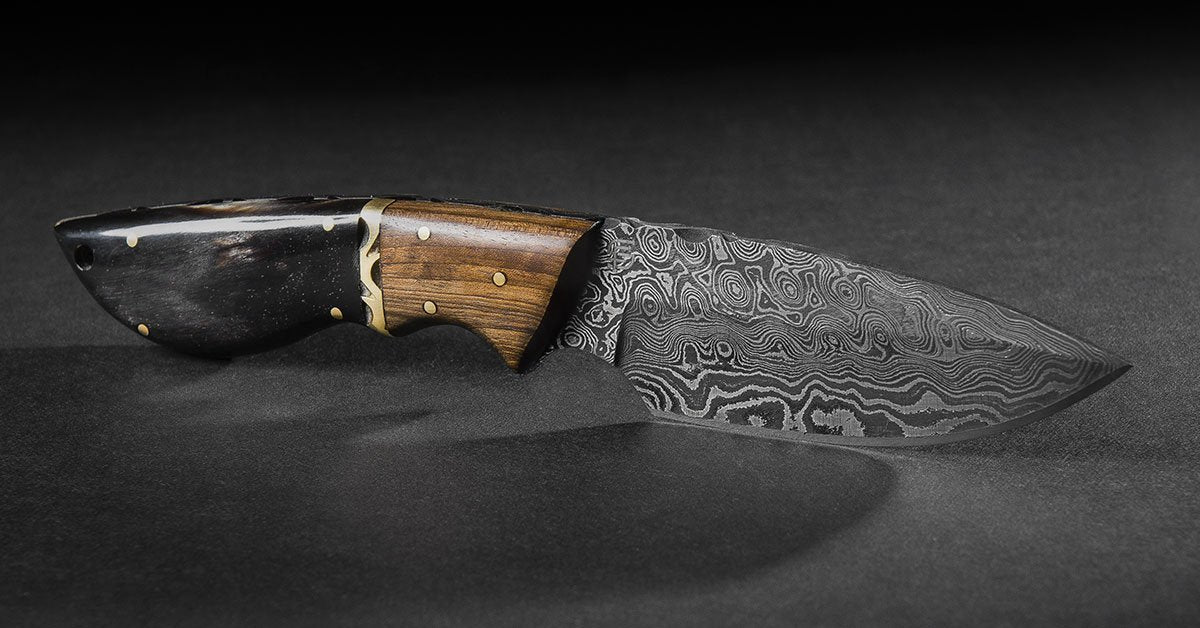 The Londoner Damascus Steel Liner Lock Folding Knife – Forseti Steel