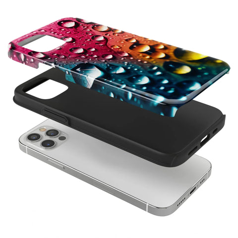 Mobile phone case - Corrai - colorful water drops