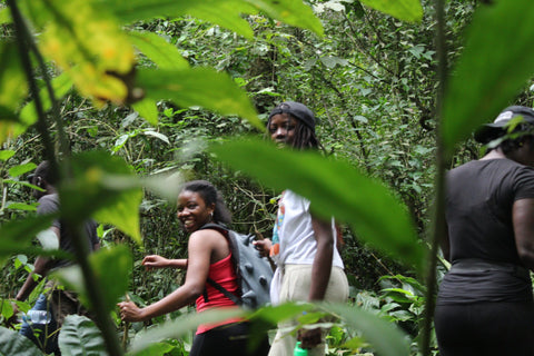 Hiking in Mpanga forest Mpigi