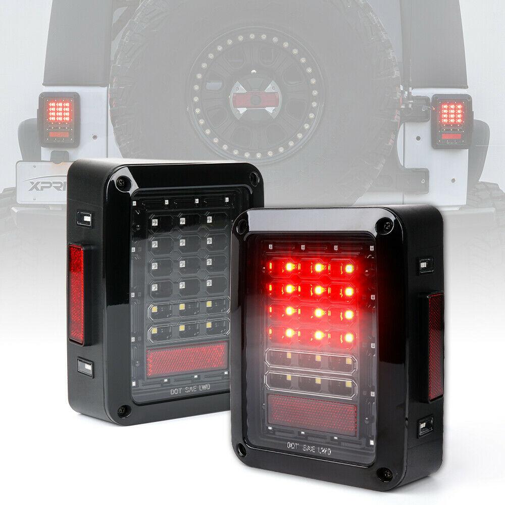 Bold Series LED Tail Light For Jeep Wrangler - Clear - It's a Jeep Thing  Shop