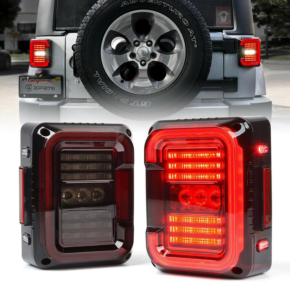 Inspire Series LED Taillights For Jeep Wrangler - Smoke - It's a Jeep Thing  Shop