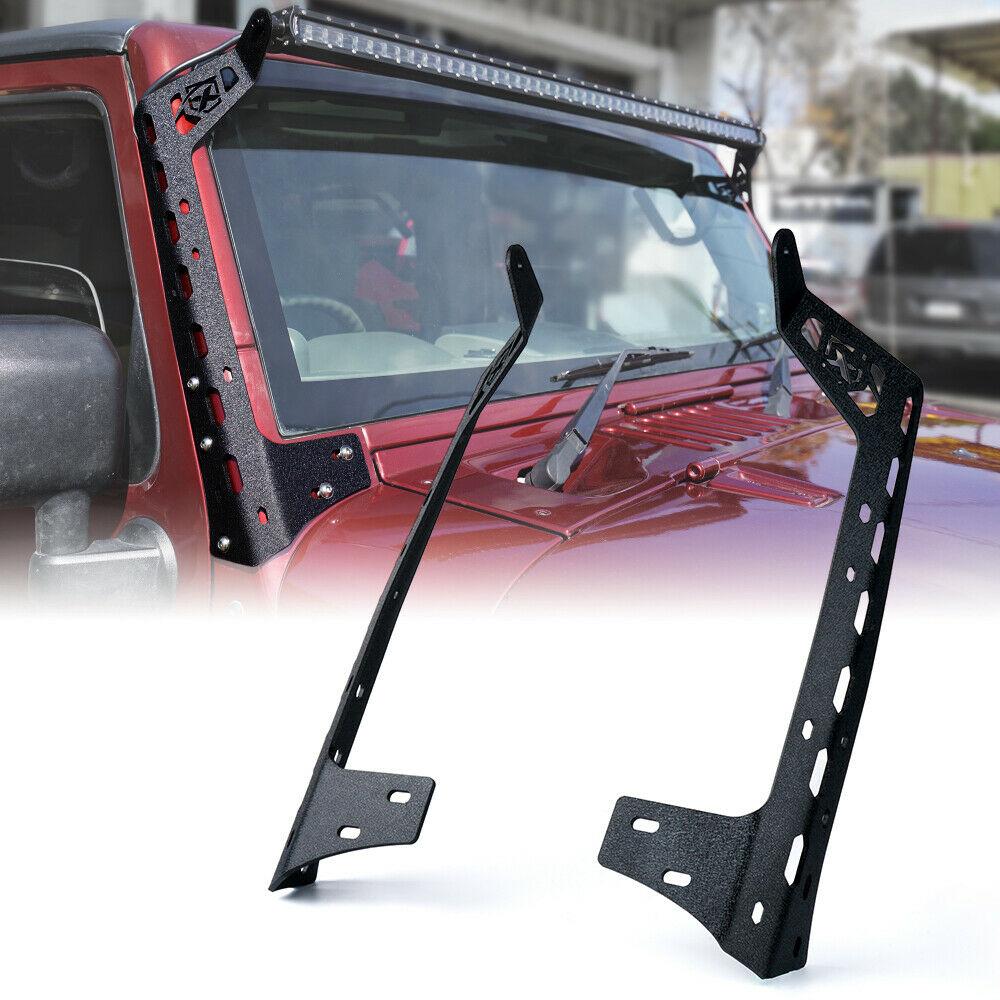 Mamba Series 50 Inch Light Bar Mounting Brackets For Jeep Wrangler - It's a  Jeep Thing Shop