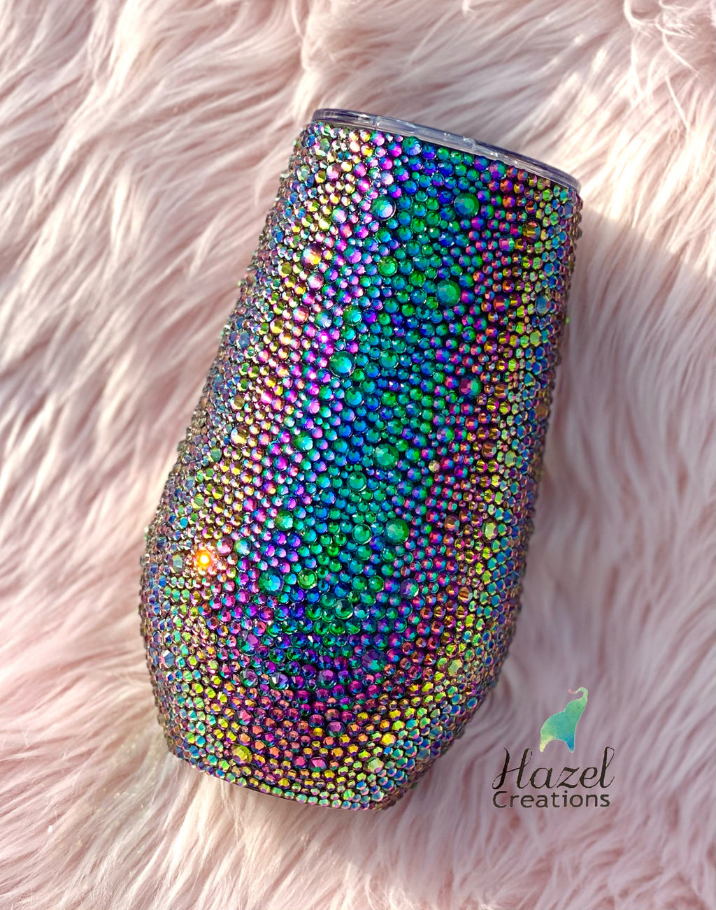 Crystal Rhinestone Leopard Tumbler – Glitterfied Designs